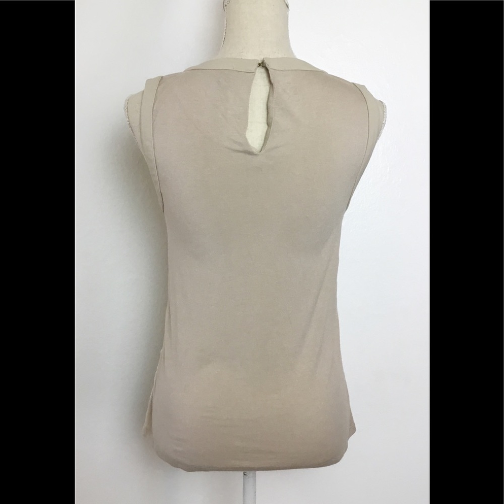 Ann Taylor Sleeveless Shirt Top Blouse Floral - Picture 5 of 5